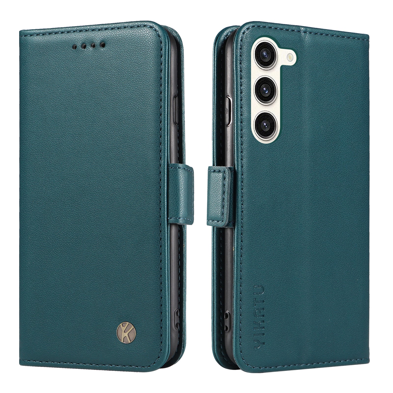 YIKATU YK-003 pro Samsung Galaxy S23 Flip Folio peněženkový kryt PU kožený stojánek magnetické pouzdro na telefon YIKATU YK-003 pro Samsung Galaxy S23 Flip Folio peněženkový kryt PU kožený stojánek magnetické pouzdro na telefon